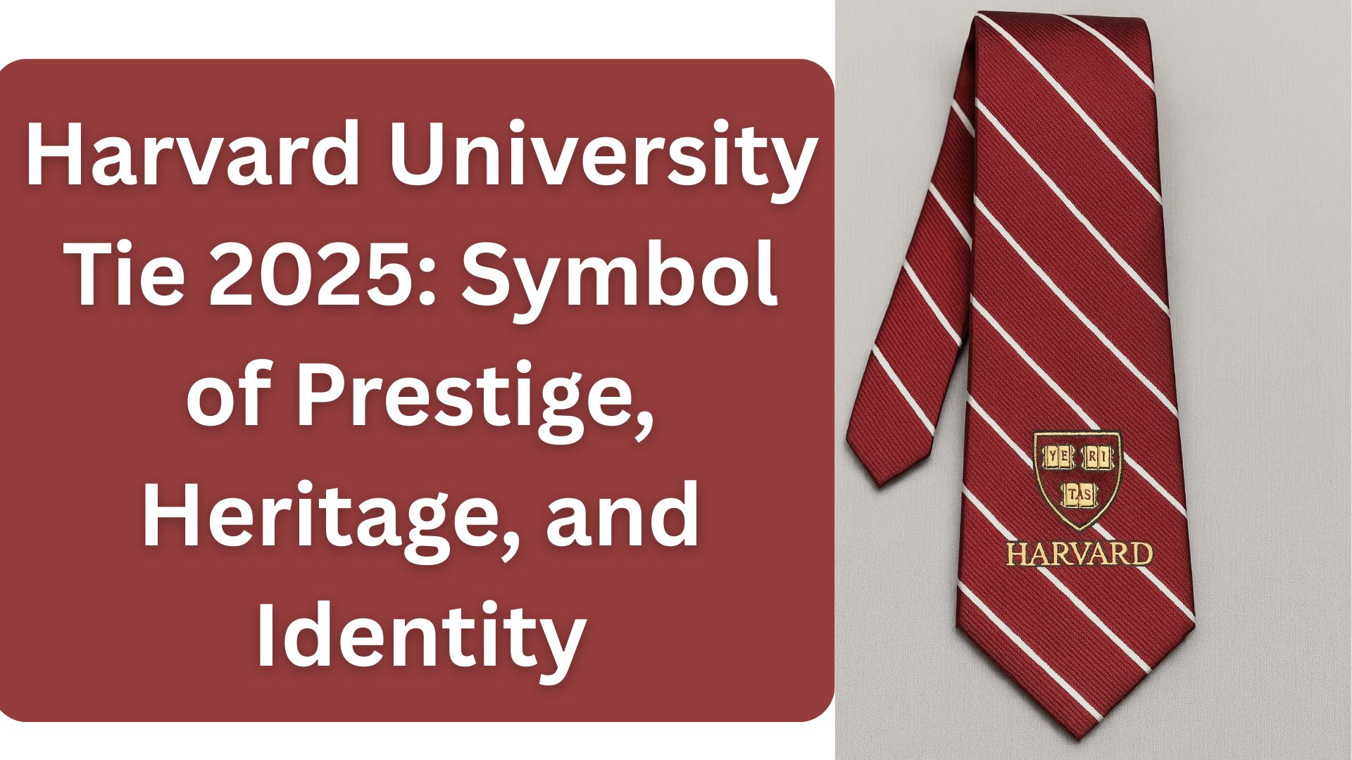 Harvard University Tie​ 2025: Symbol of Prestige, Heritage, and Identity