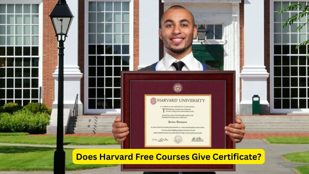 Does Harvard Free Courses Give Certificate?