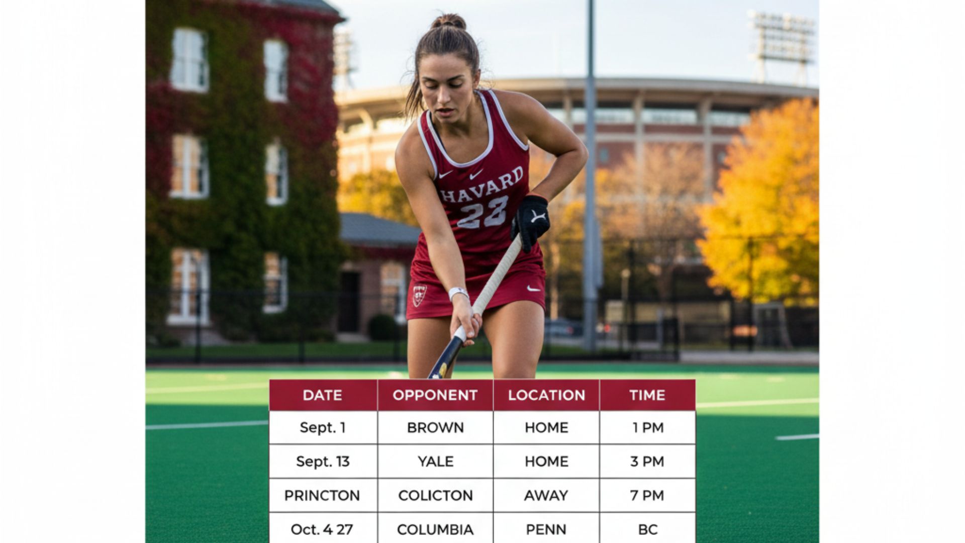 Harvard Field Hockey Schedule: Full Season Guide, Matches, and Key Updates 1 Harvard Field Hockey Schedule: Full Season Guide, Matches, and Key Updates