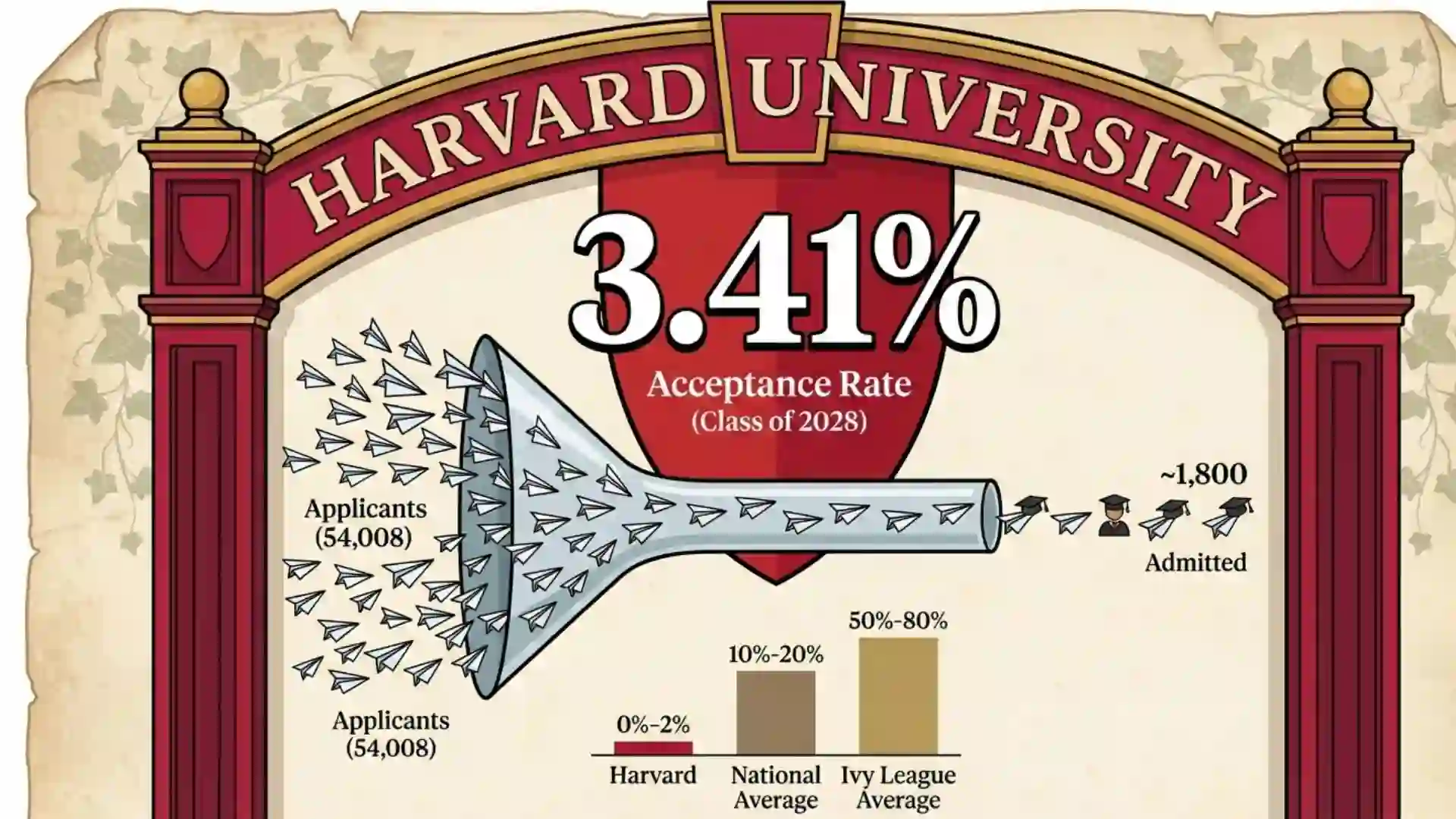 Harvard Acceptance Rate: What It Really Means and How It Affects Your Application 2026 1 Harvard Acceptance Rate: What It Really Means and How It Affects Your Application 2026