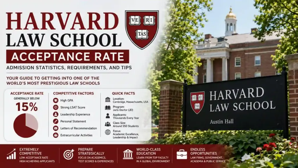 Harvard Law School Acceptance Rate 2026: Admission Statistics, Requirements, and Tips