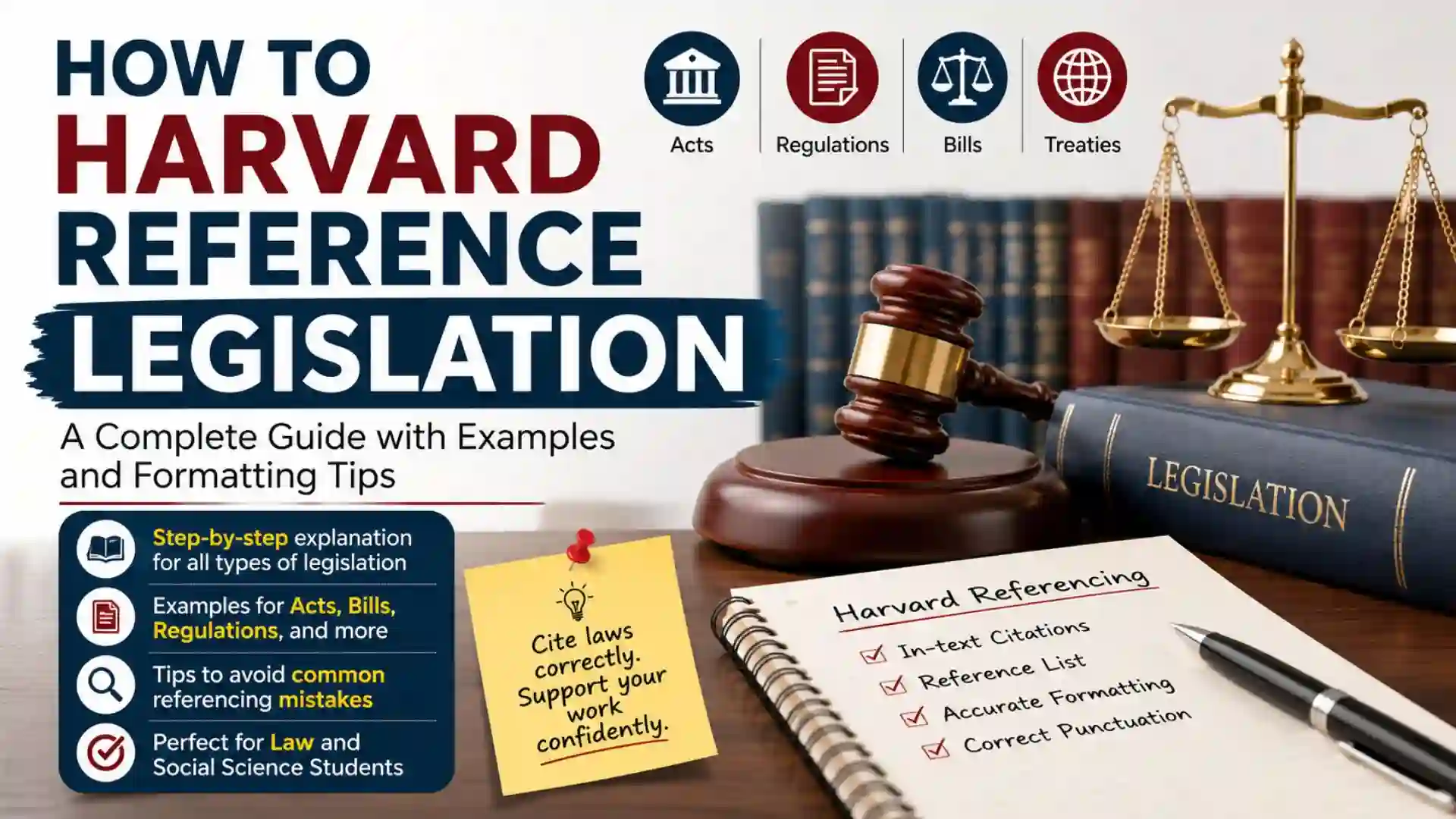 How to Harvard Reference Legislation? Complete Guide With Examples and Formatting Tips