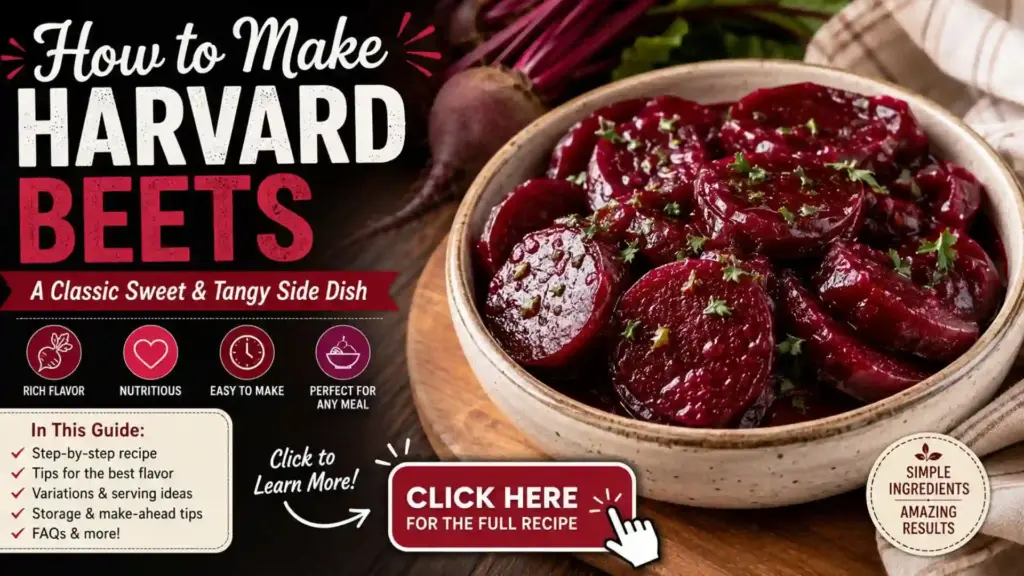 How to Make Harvard Beets? Easy Classic Sweet & Tangy Recipe