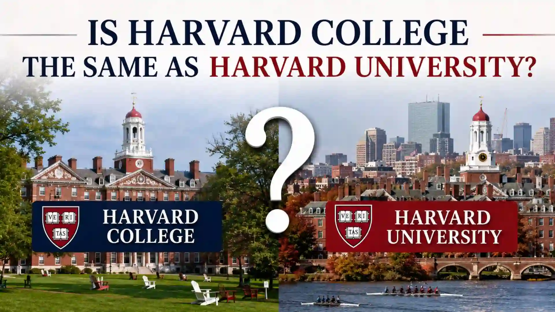Is Harvard College the Same as Harvard University? Key Differences Explained