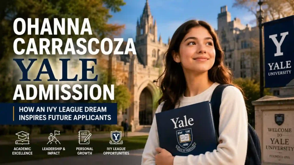Ohanna Carrascoza Yale Admission: How an Ivy League Dream Inspires Future Applicants