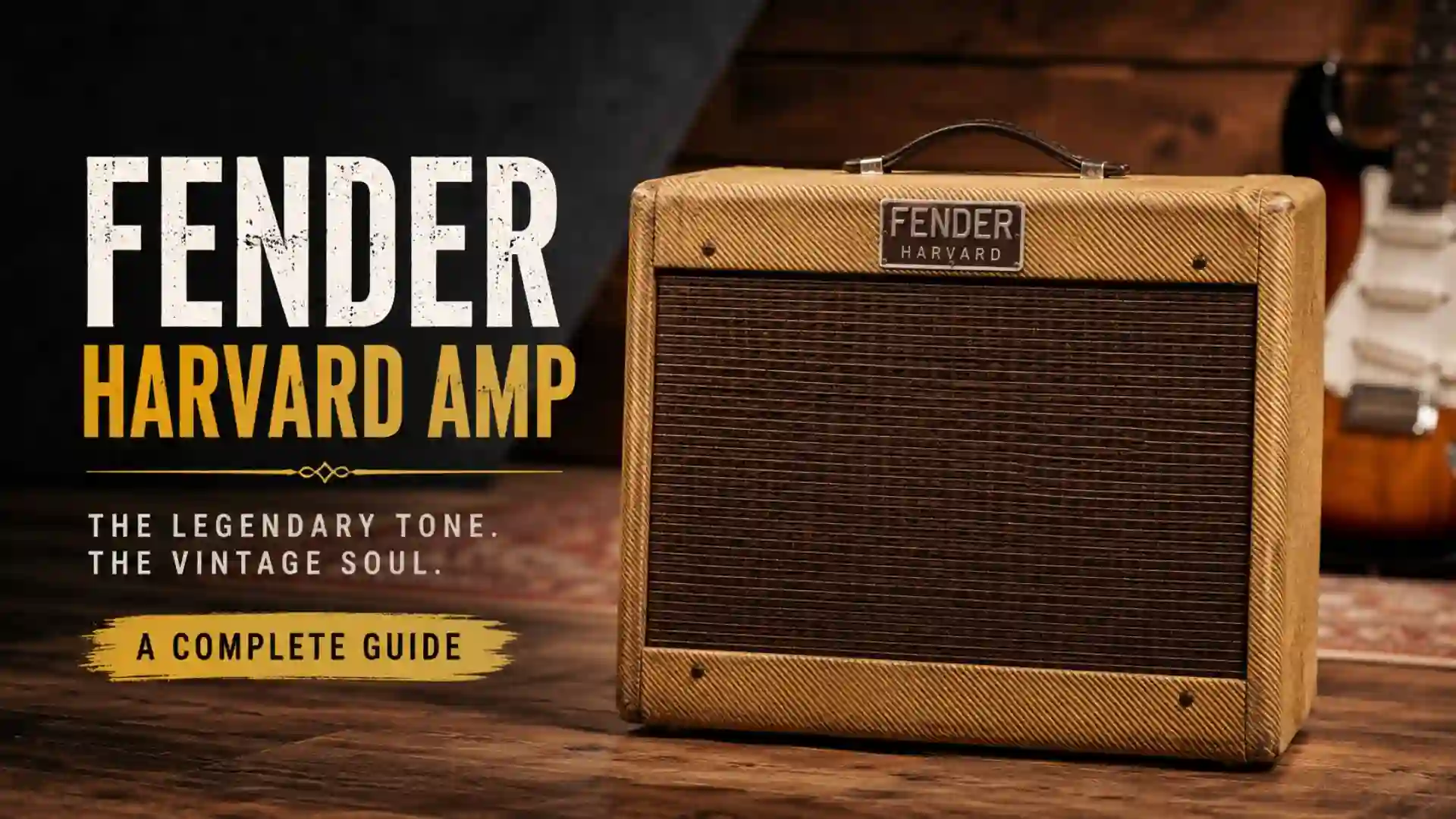 Fender Harvard Amp: A Complete Guide to the Legendary Vintage Guitar Amplifier