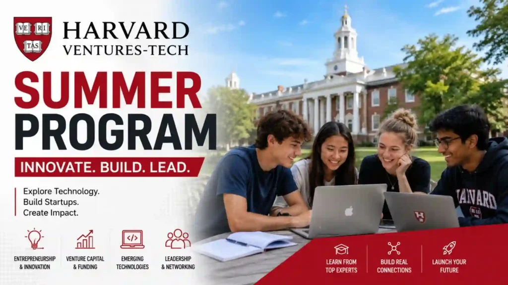 Harvard Ventures-TECH Summer Program 2026: Everything Students Need to Know