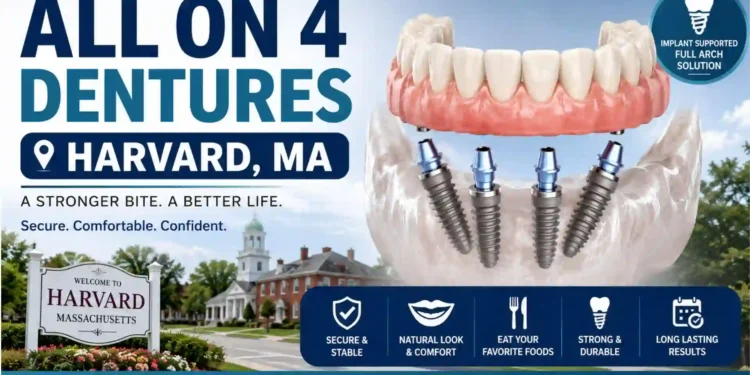 All on 4 Dentures Harvard MA: Cost, Benefits & Complete Guide 1 All on 4 Dentures Harvard MA: Cost, Benefits & Complete Guide